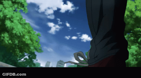 Feet With Trees And Sky GIF