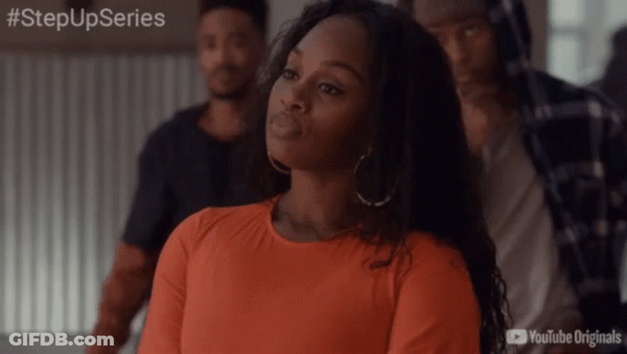 Feisty Attitude Step Up Woman GIF