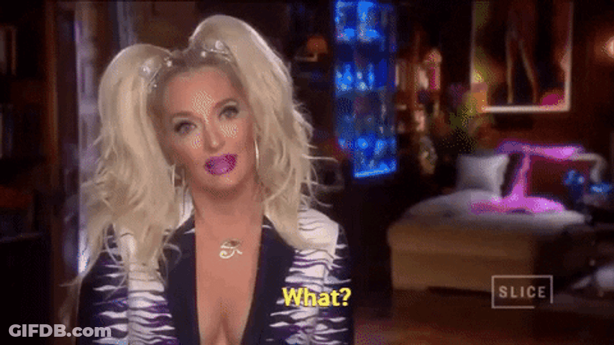 Feisty Erika Jayne Asking What GIF