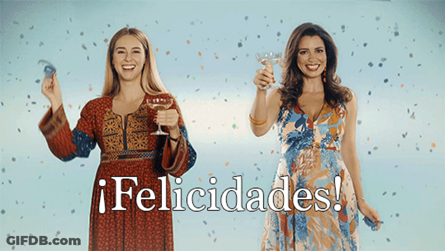 Felicidades Happy Girls Paula Usero Carol Rovira GIF