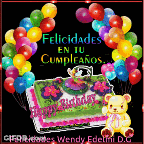 Felicitaciones De Cumpleaños GIF