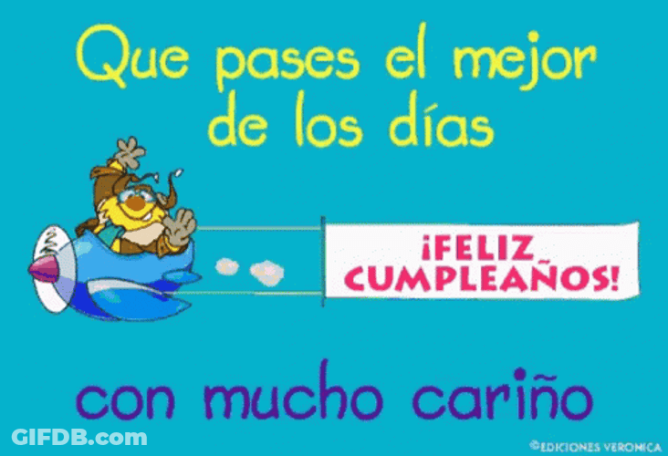 Felicitaciones De Cumpleaños GIF