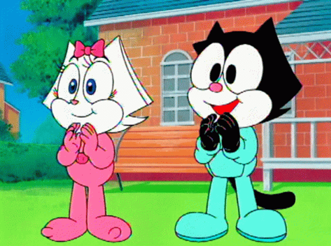 Felix The Cat Baby Felix Clapping GIF