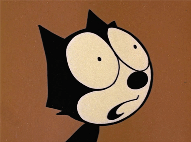 Felix The Cat Hypnotizing Eyes GIF