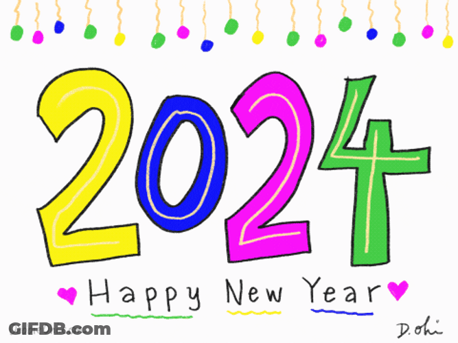 Feliz Año Nuevo 2024 GIF