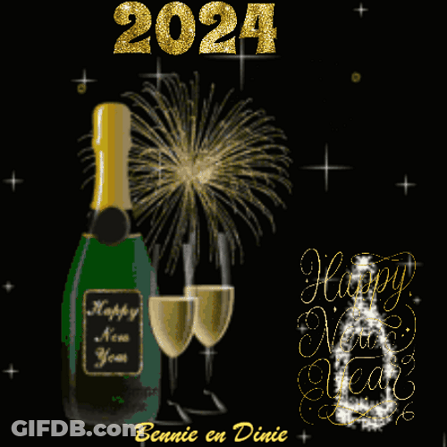 Feliz Año Nuevo 2024 GIF