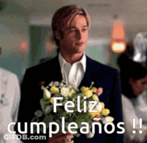 Feliz Cumpleaños Brad Pitt GIF