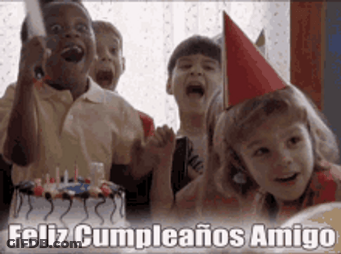 Feliz Cumpleaños Creepy Amigo GIF