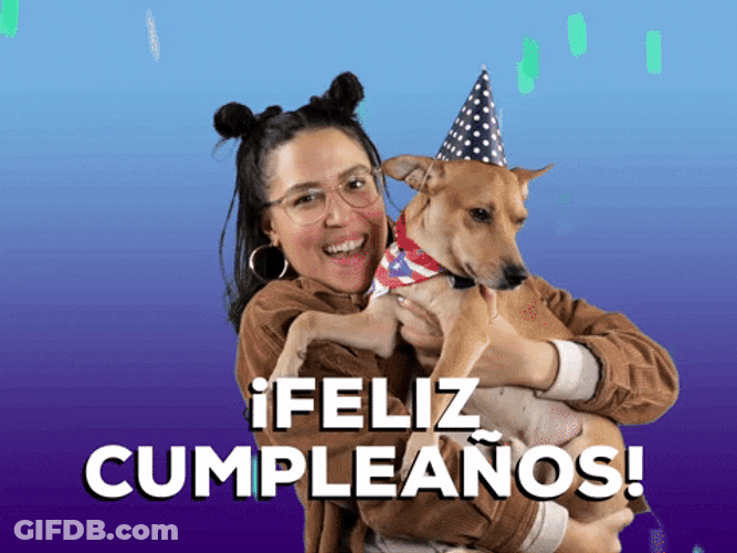 Feliz Cumpleaños Dog GIF