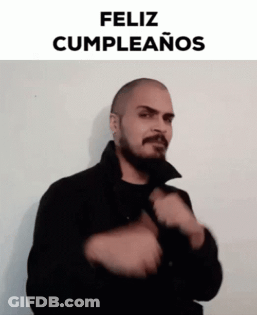 Feliz Cumpleaños Man Random Dancing GIF