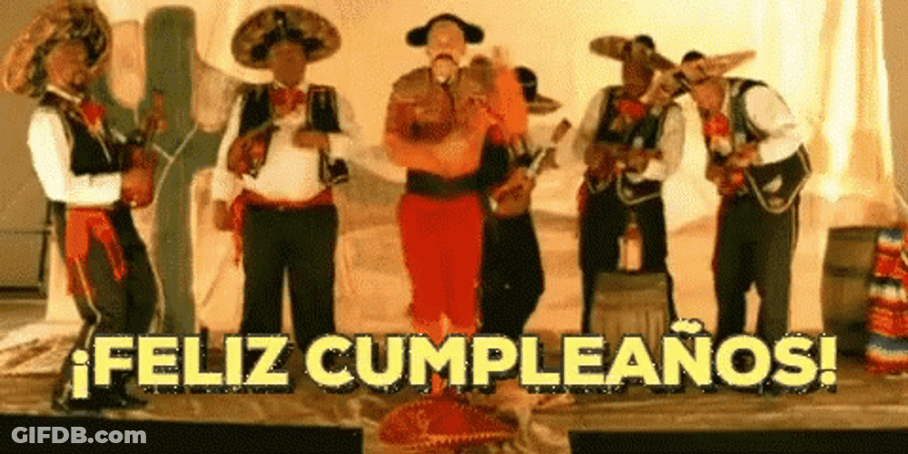 Feliz Cumpleaños Mexican Musicians GIF