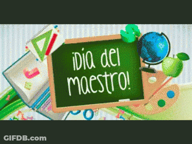 Feliz Dia De La Educadora GIF