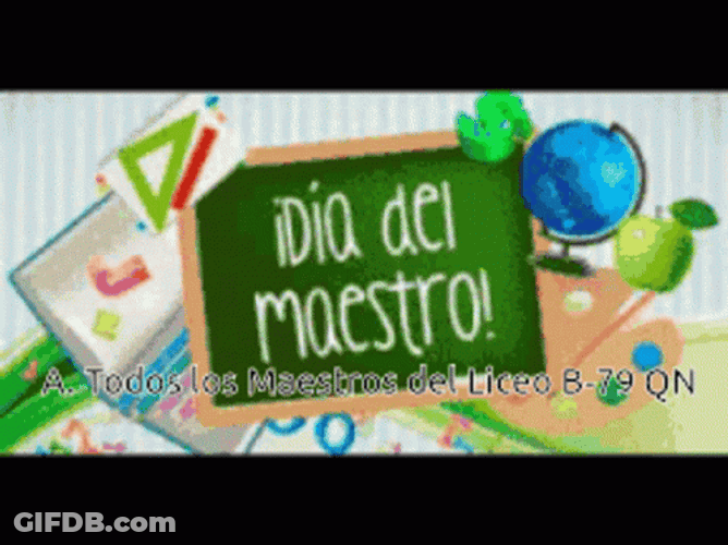 Feliz Dia De La Educadora GIF