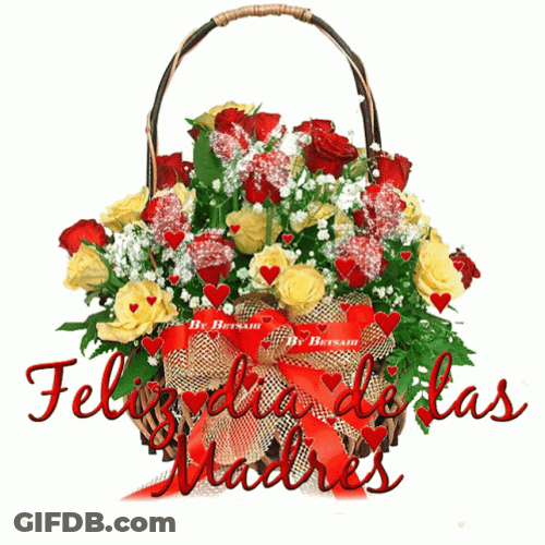 Feliz Dia De La Madre Adorable Roses GIF