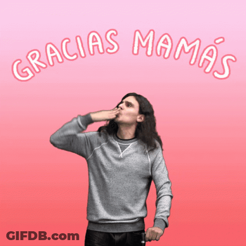 Feliz Dia De La Madre Gracias Mama Kiss GIF
