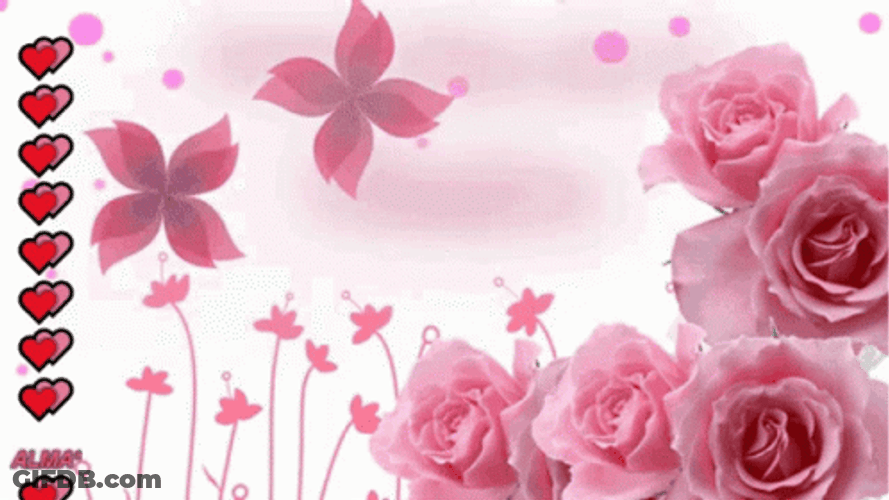 Feliz Dia De La Madre Pink Roses GIF