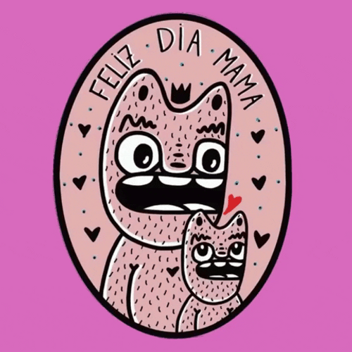 Feliz Dia De La Madres Blinking Tribal Icon GIF