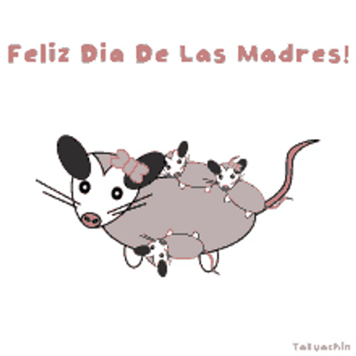 Feliz Dia De Las Madres Mice Family GIF