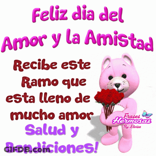 Feliz Dia De San Valentin Amistad GIF