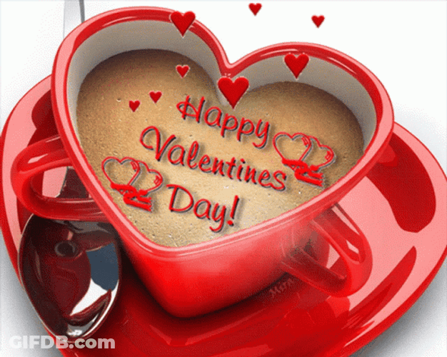 Feliz Dia De San Valentin Cup GIF