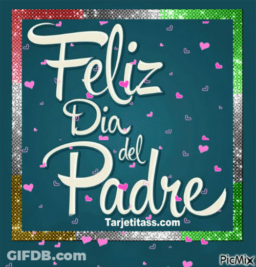 Feliz Dia Del Padre Creative Text GIF