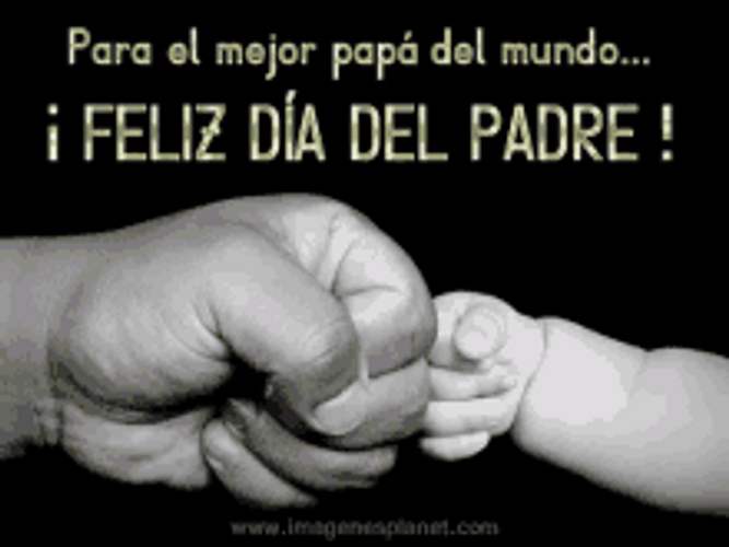 Feliz Dia Del Padre Cute Fist Bump GIF