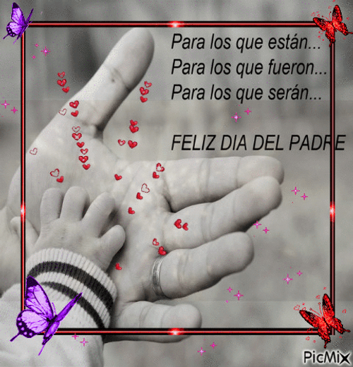 Feliz Dia Del Padre Holding Hand GIF