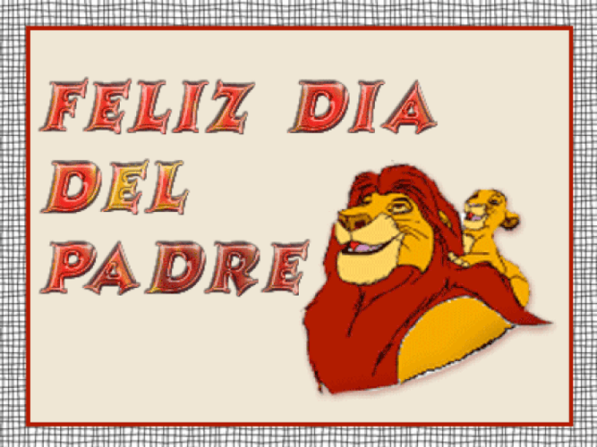 Feliz Dia Del Padre Lion King GIF