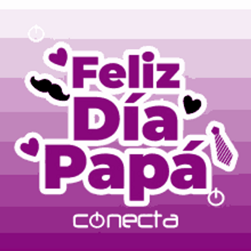 Feliz Dia Del Padre Pink Text GIF