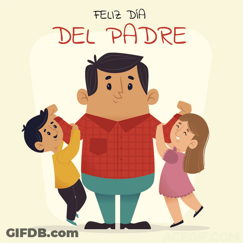 Feliz Dia Del Padre Strong Animation GIF