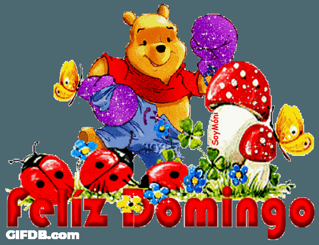 Feliz Domingo Winnie The Pooh Creative Art GIF