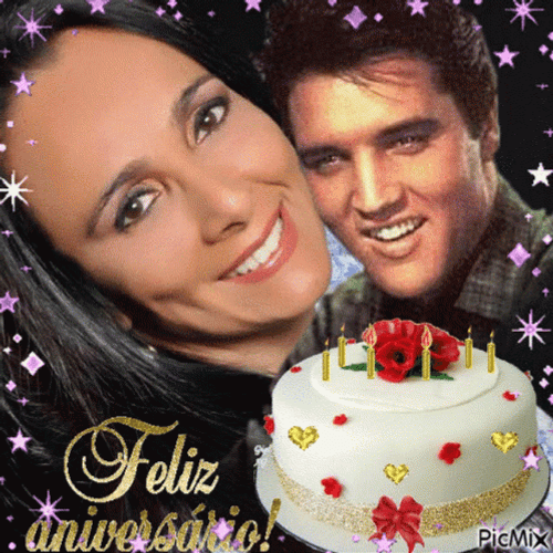 Feliz Glitter Happy Anniversary GIF
