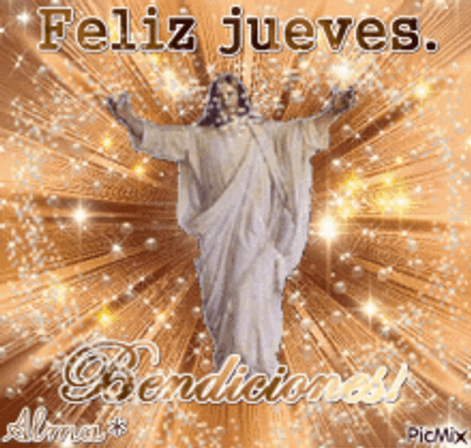 Feliz Jueves Bendiciones GIF