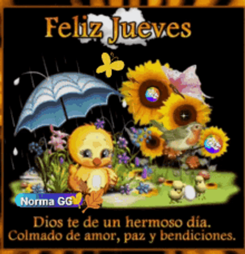 Feliz Jueves With Cute Chicks GIF