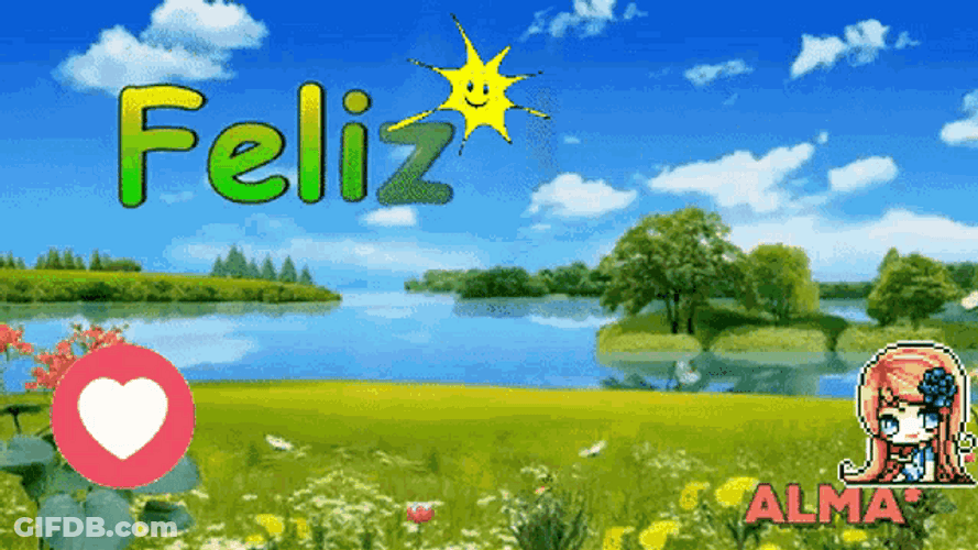 Feliz Lunes Dios Te Bendiga Lake View Animation GIF