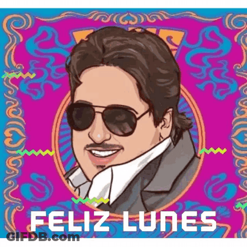 Feliz Lunes Singer Héctor Lavoe Animation GIF