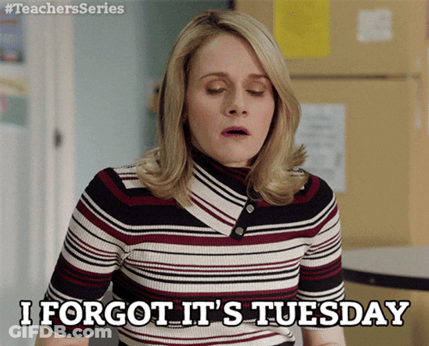 Feliz Martes I Forgot It's Tuesday GIF