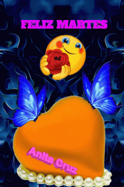 Feliz Martes Love Emoji GIF