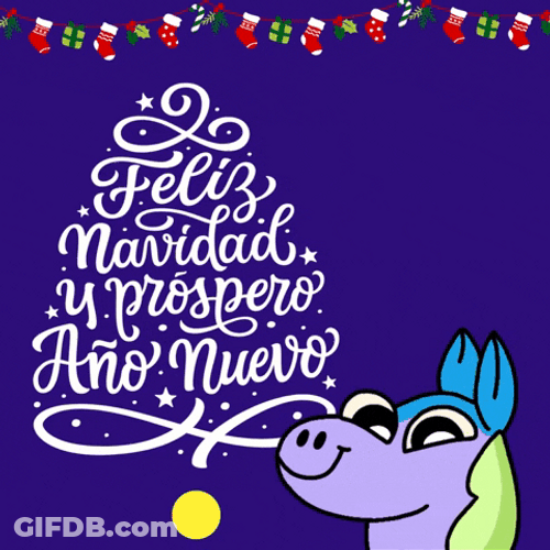 Feliz Navidad Amiga GIF