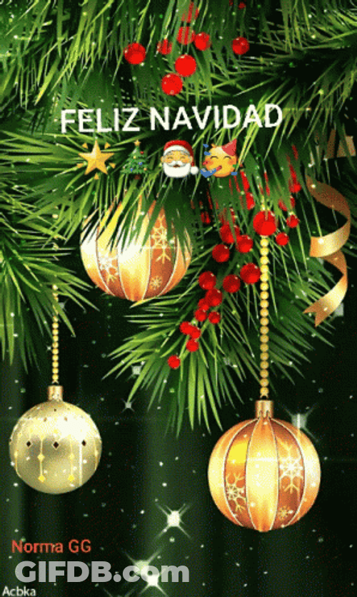 Feliz Navidad Amiga GIF