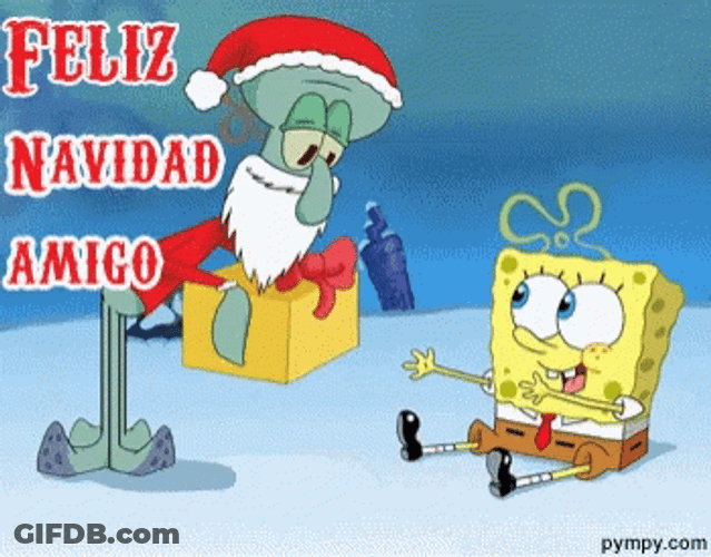 Feliz Navidad Amiga GIF