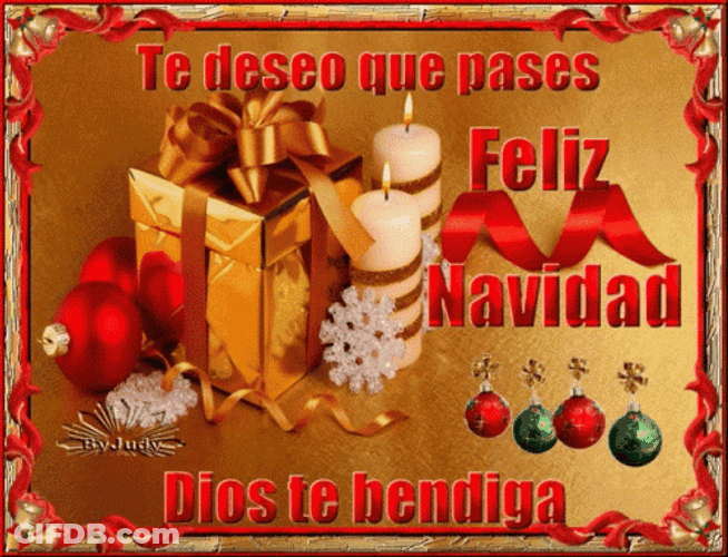 Feliz Navidad Amiga GIF