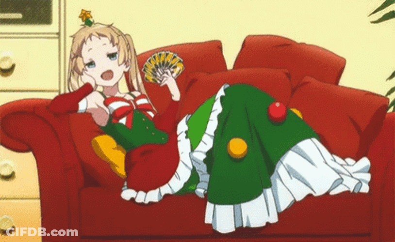 Feliz Navidad Anime GIF