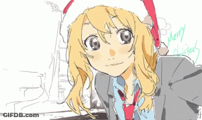 Feliz Navidad Anime GIF