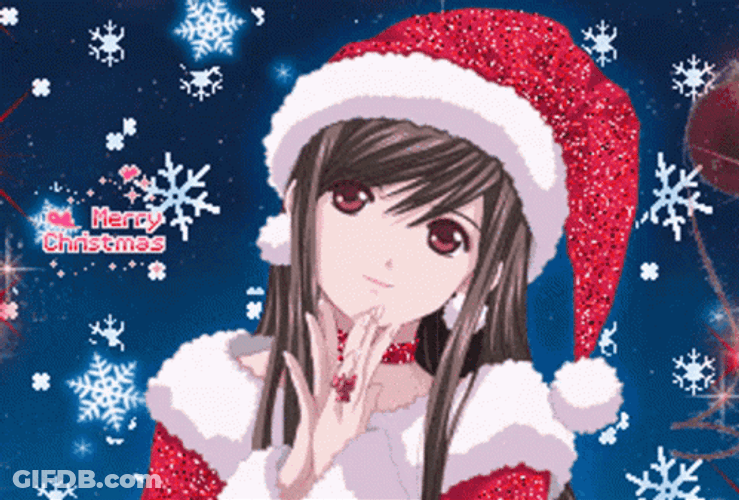 Feliz Navidad Anime GIF