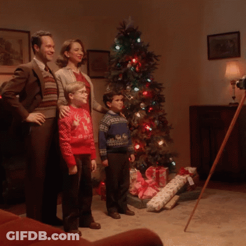 Feliz Navidad Familia GIF
