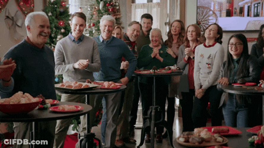 Feliz Navidad Familia GIF