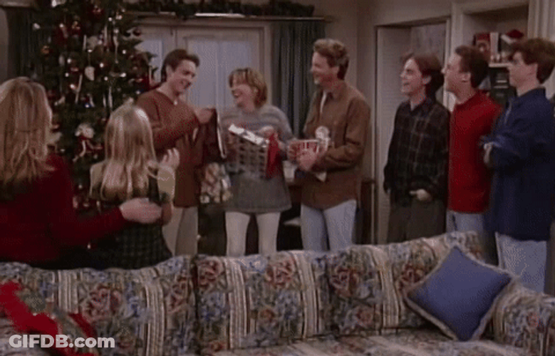 Feliz Navidad Familia GIF