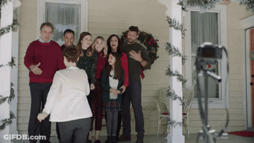 Feliz Navidad Familia GIF