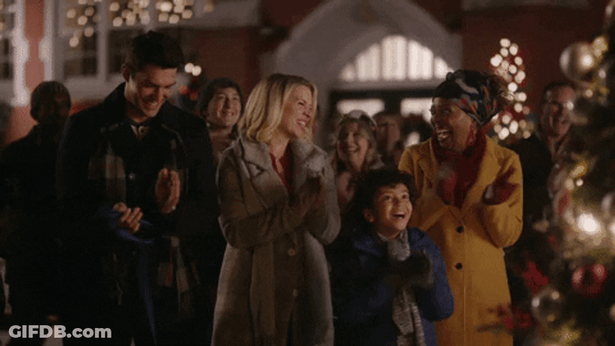 Feliz Navidad Familia GIF